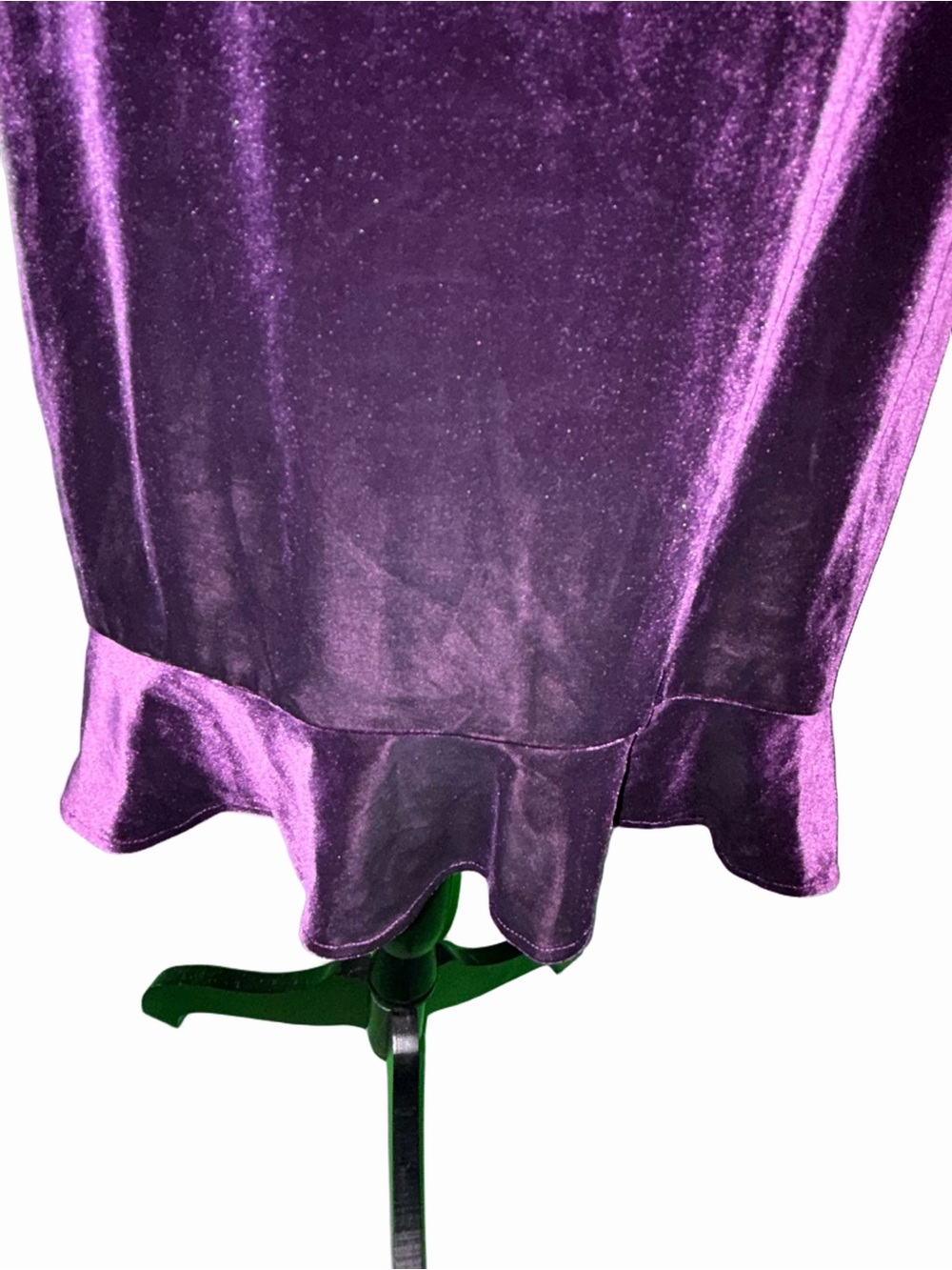 🆕💜 Muse Purple Velvet Ruched Bust Slip Mini Dress Size 8 - Picture 4 of 9